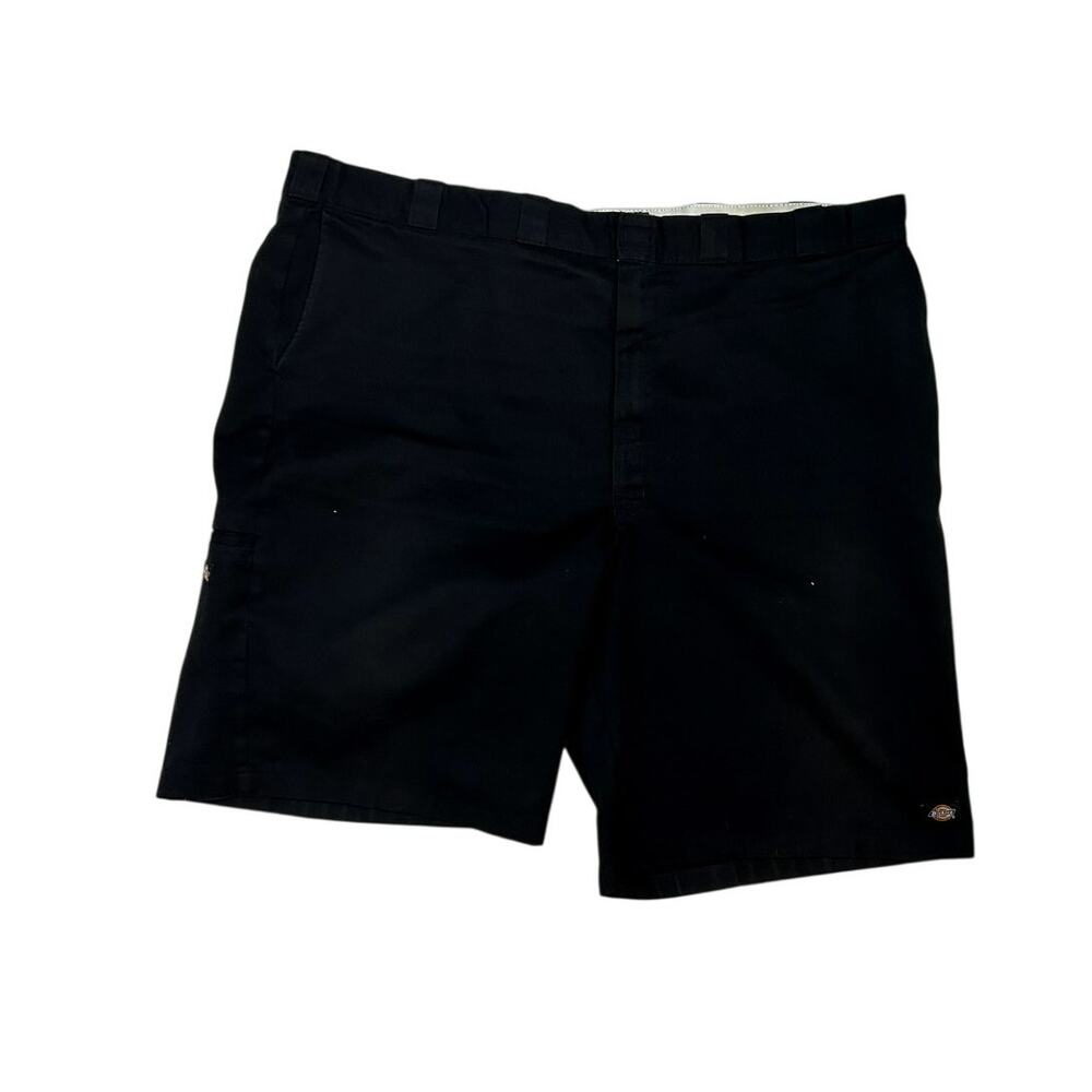 Dickies 52 Black Canvas Flat Front Loose Fit Utility Work Shorts Gorpcore
